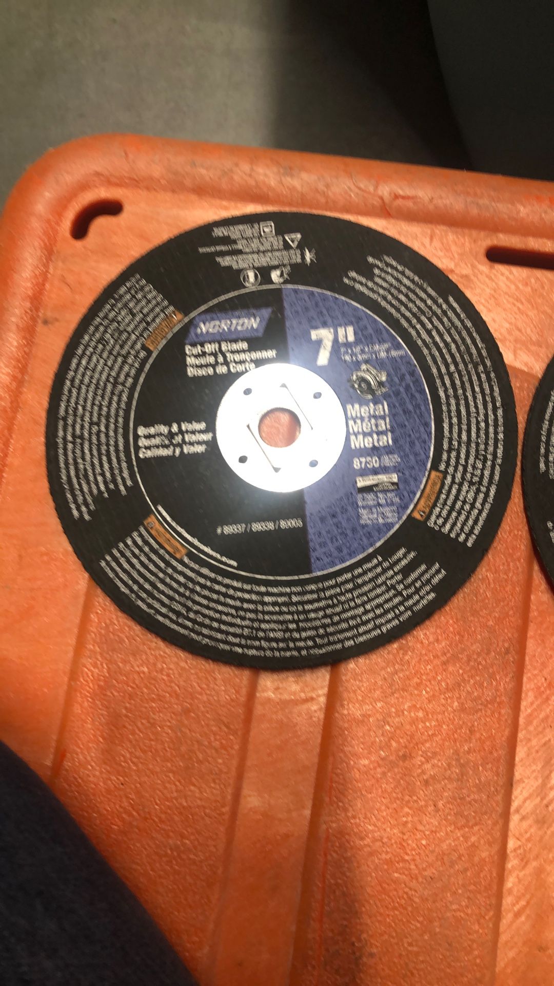 Norton Cut Off Blade 7”