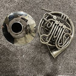 Bb/F Silver French Horn