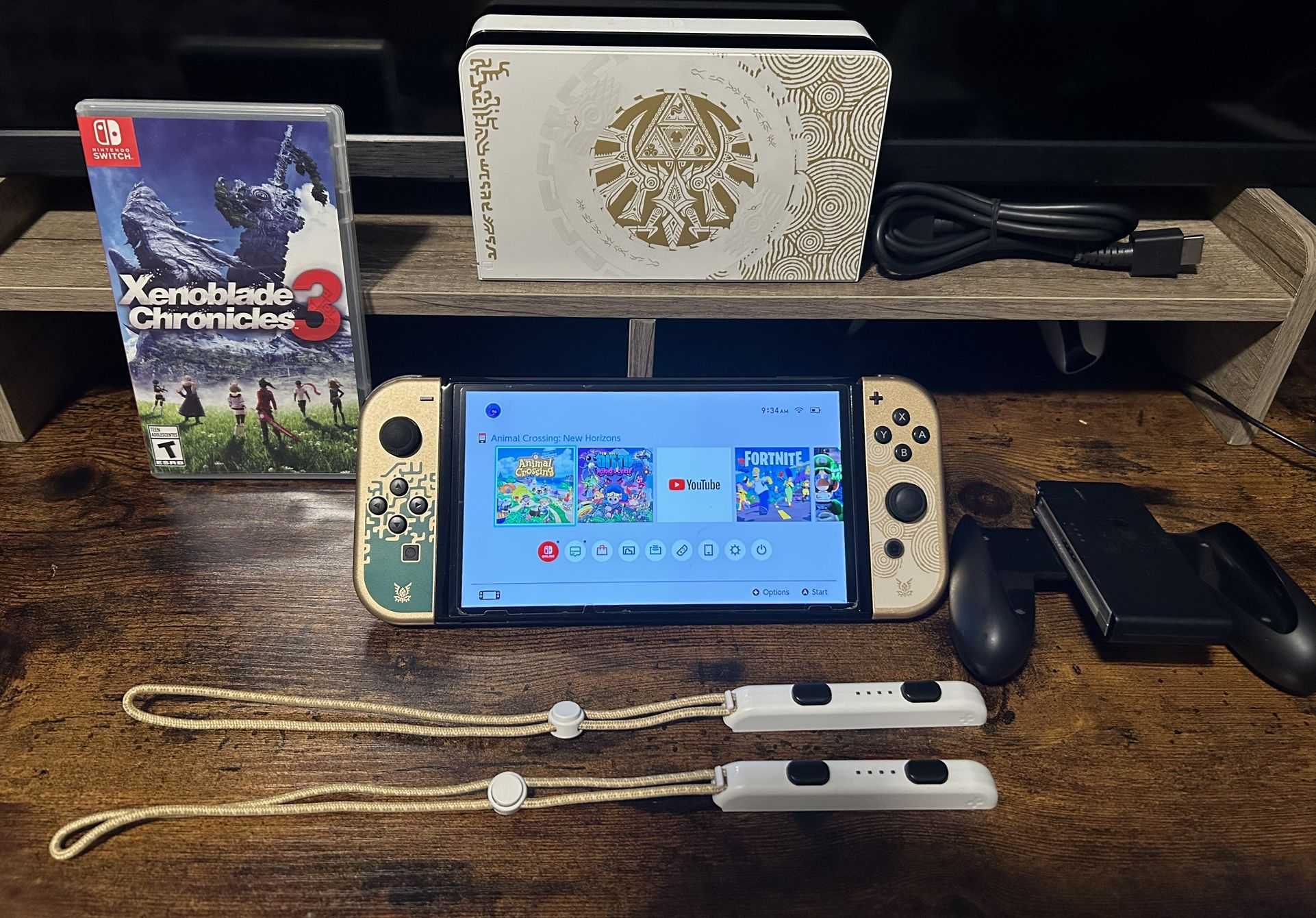 Nintendo Switch OLED – Zelda Tears of the Kingdom Limited Edition + Xenoblade Chronicles 3