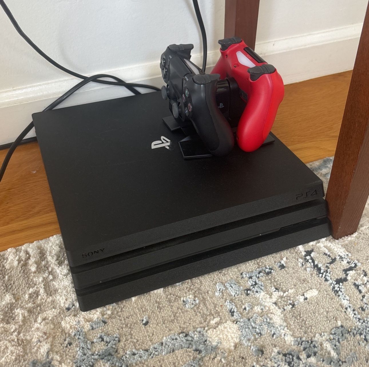Ps4 Pro With Two Controllers And All Cords