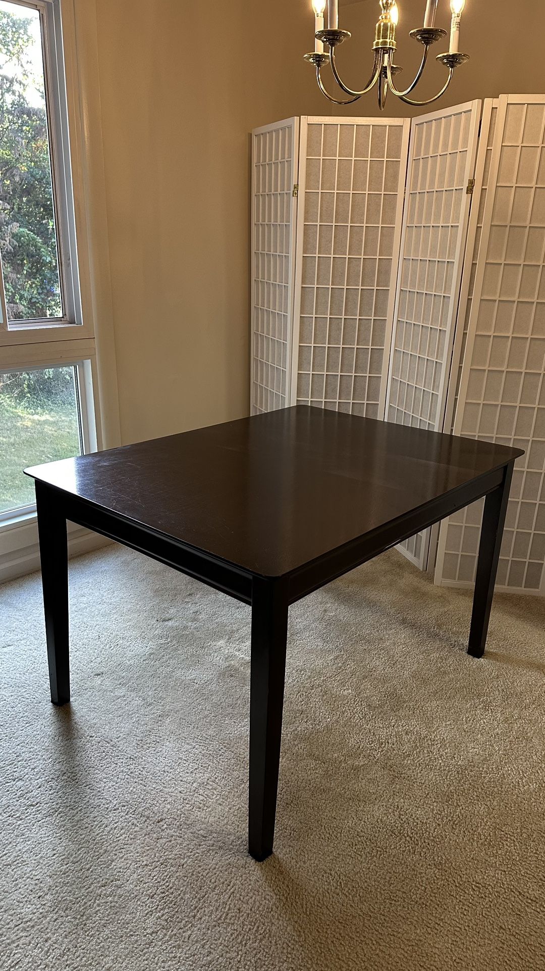 Espresso Dining Room Table