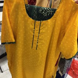 Yellow/green Salwar Kameez 