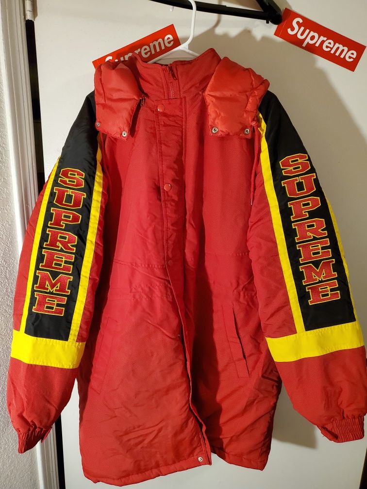 Supreme Sleeve Logo Sideline Parka 中古・古着通販】SUPREME