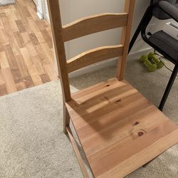 Set Of 2 IKEA IVAR Solid Pine Dining Chair - Great Condition