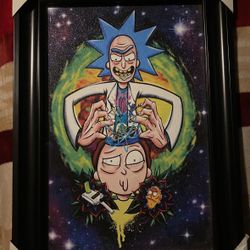 Rick And Morty Art Painting