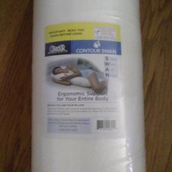 Contour Swan Pillow (New/Sealed)