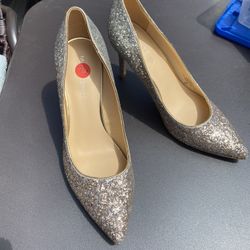 Gold To Silver Hombre High Heels By Mark Fisher Size 7.5