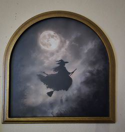 Witch framed art