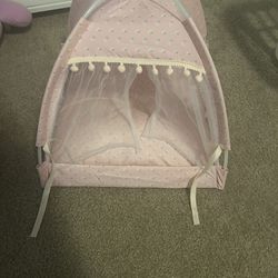 Small Puppy Pink Tent 