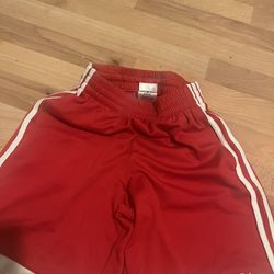 Adidas Red Shorts Size Medium