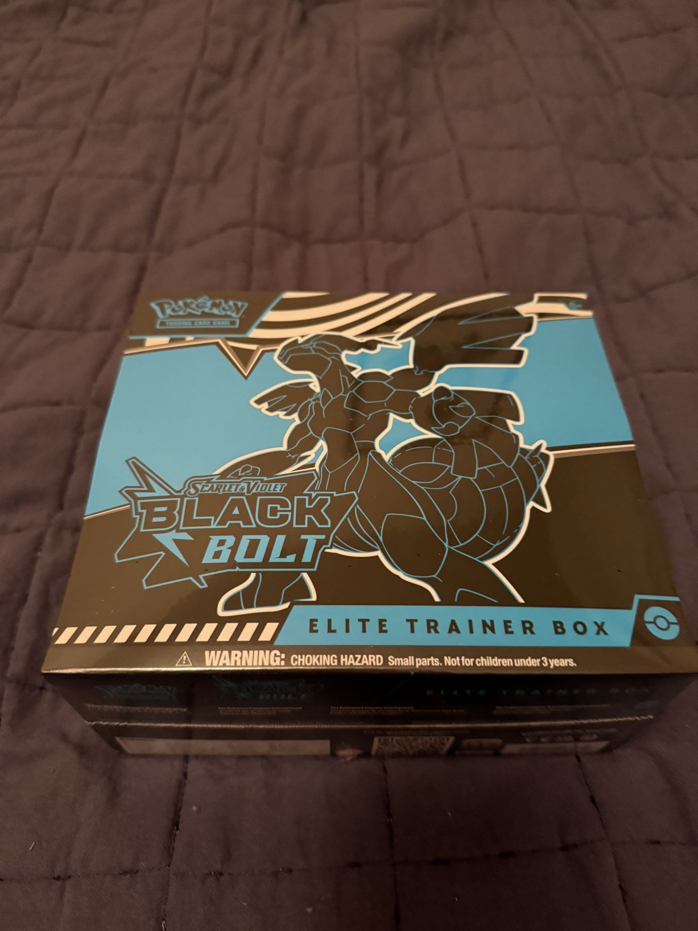 Pokemon TCG Black Bolt Elite Trainer Box ETB New Factory Sealed