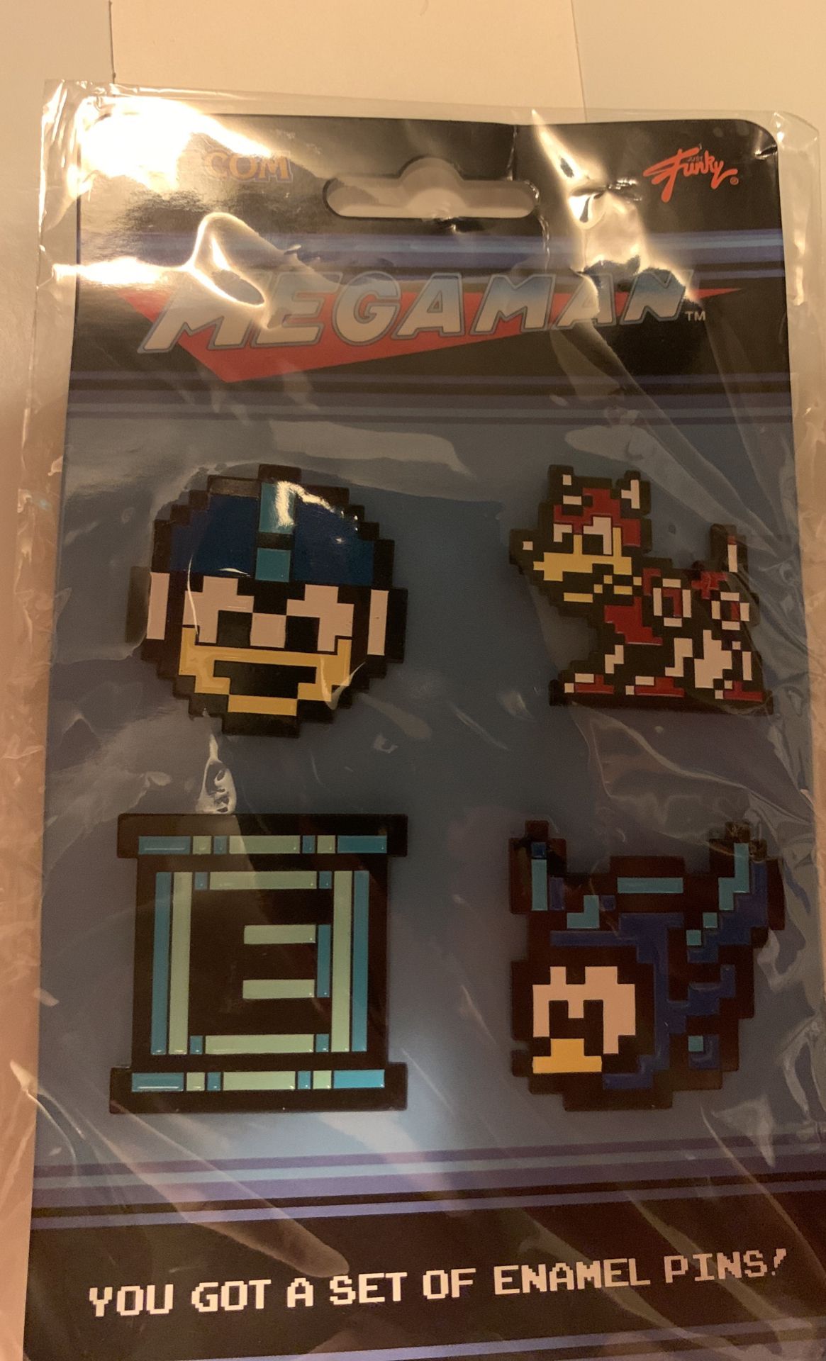 Megaman Enamel Pins 4 Pack