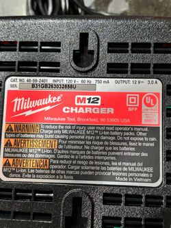 Milwaukee m12 charger