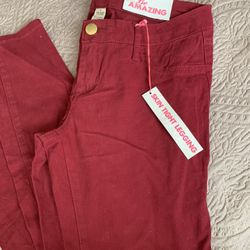 New Women’s Red Skinny Jeans