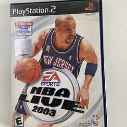 NBA Live 2003 (PlayStation 2, 2002)