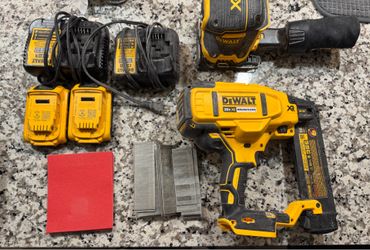 Dewalt Nailgun and Sander