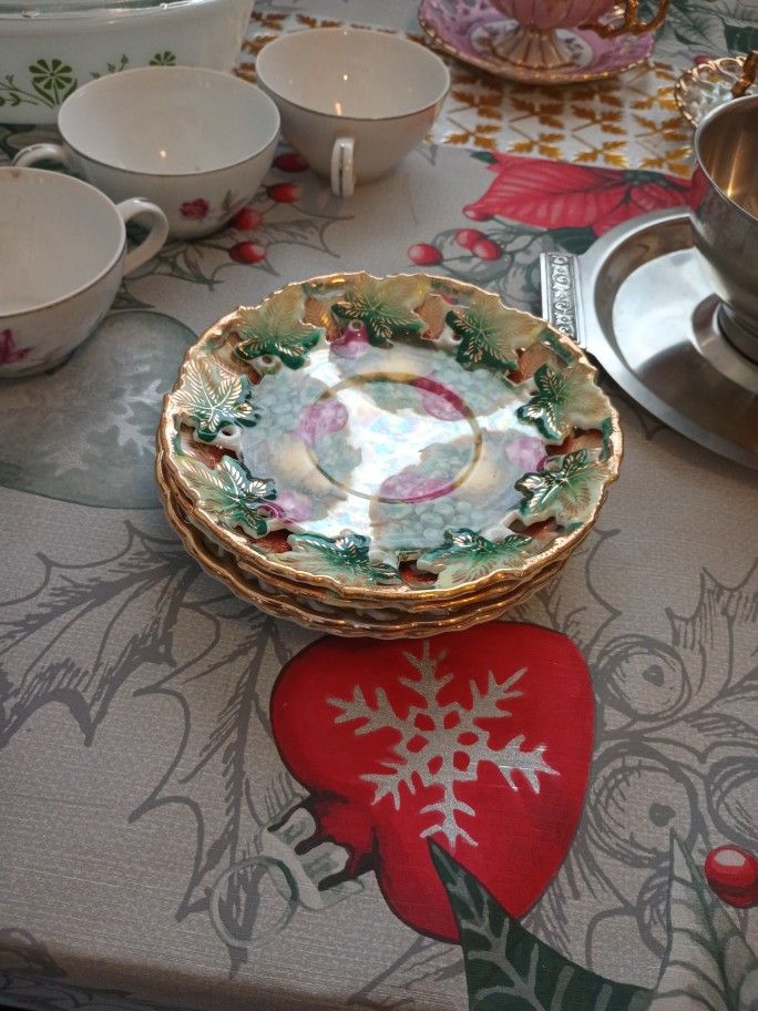 Mini Chinese Plates For Tea Cups