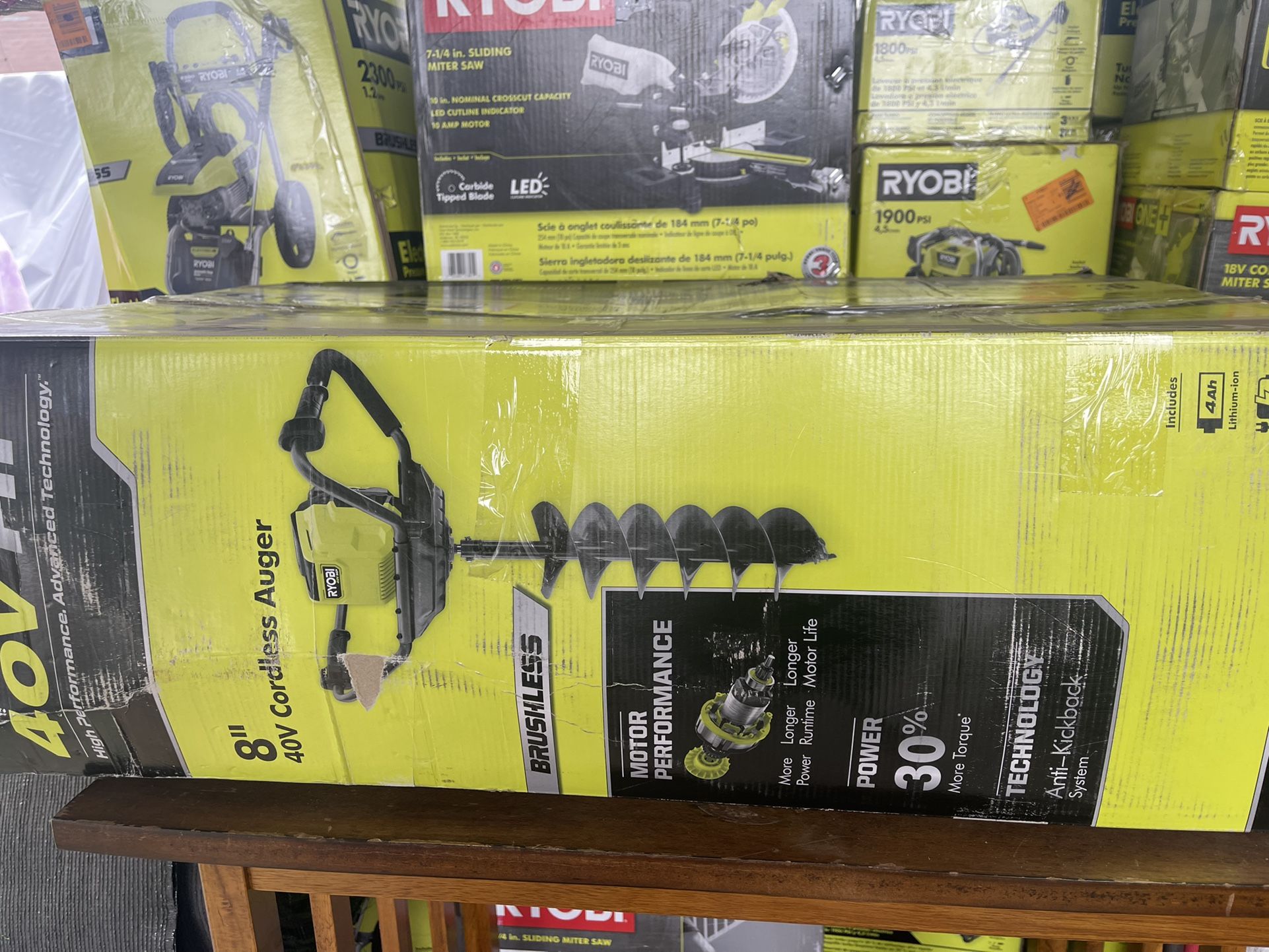 Ryobi Battery Ice Auger Reviews Ryobi Drill For Ice Auger RYOBI 40
