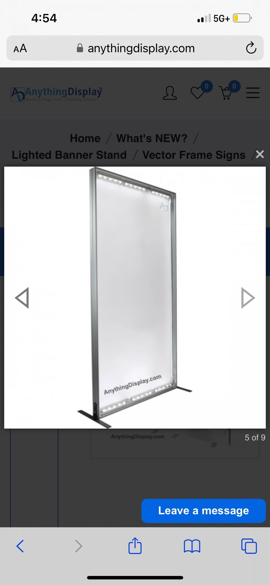 Vector Light Box Display