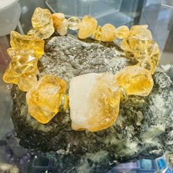 Handmade Citrine Quartz Bangle