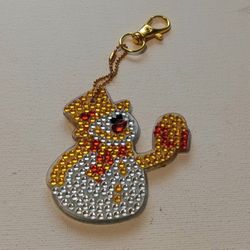 Blingy Snowman Keychain