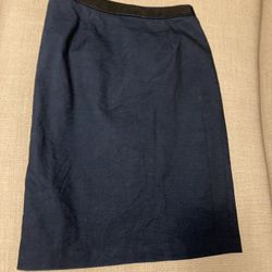 MARCS Black/Blue Pencil Skirt - size 0/2