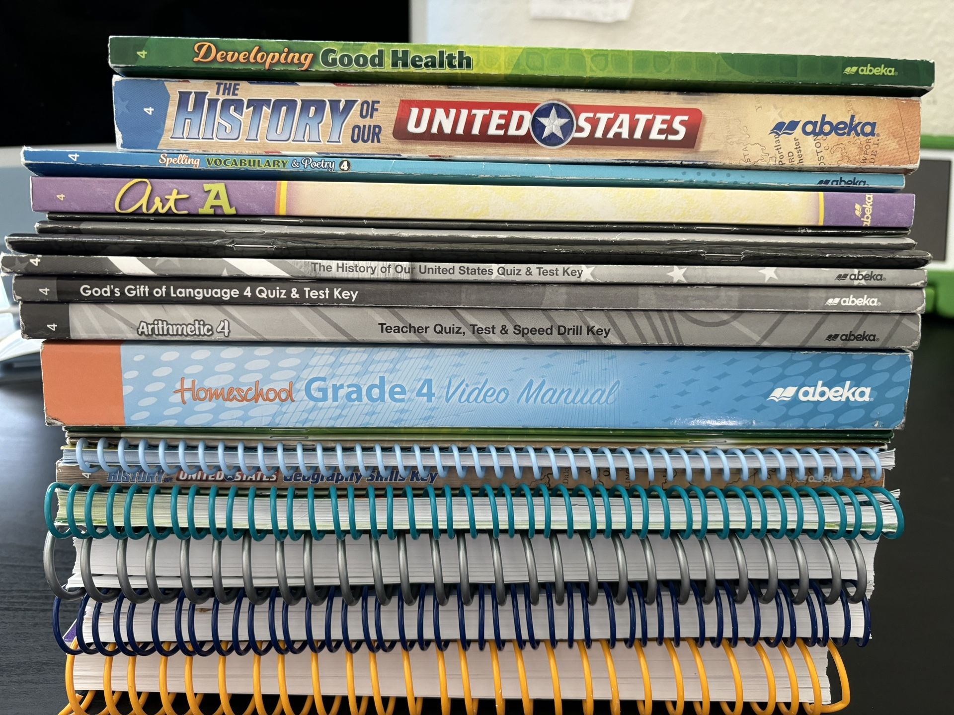 Complete 4th grade Abeka Curriculum