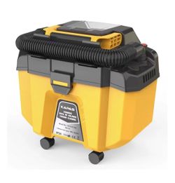 18V Cordless & Portable Wet/dry dust vacuum/extractor, 2.6 gallon powerful 3 in1 suction shop vacuum cleaner blower equip with brushless motor, filter