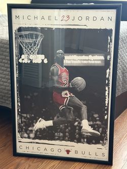 Chicago Bulls Michael Jordan Collectible Poster.