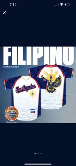 Filipino Night 2025 Dodgers Jersey Size M