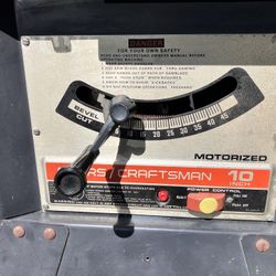 Table Saw- craftsman