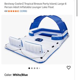 Tropical breeze party island float
