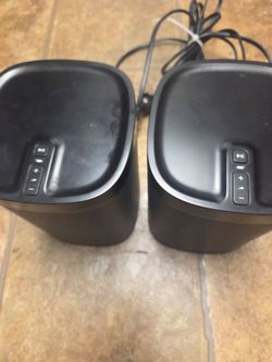 3 Piece Set Sonos Play:1 Wireless . Sonos Play:3 Wireless Smart Speaker Black & Gray Streaming Audio Tested Working 2 Speakers Mint