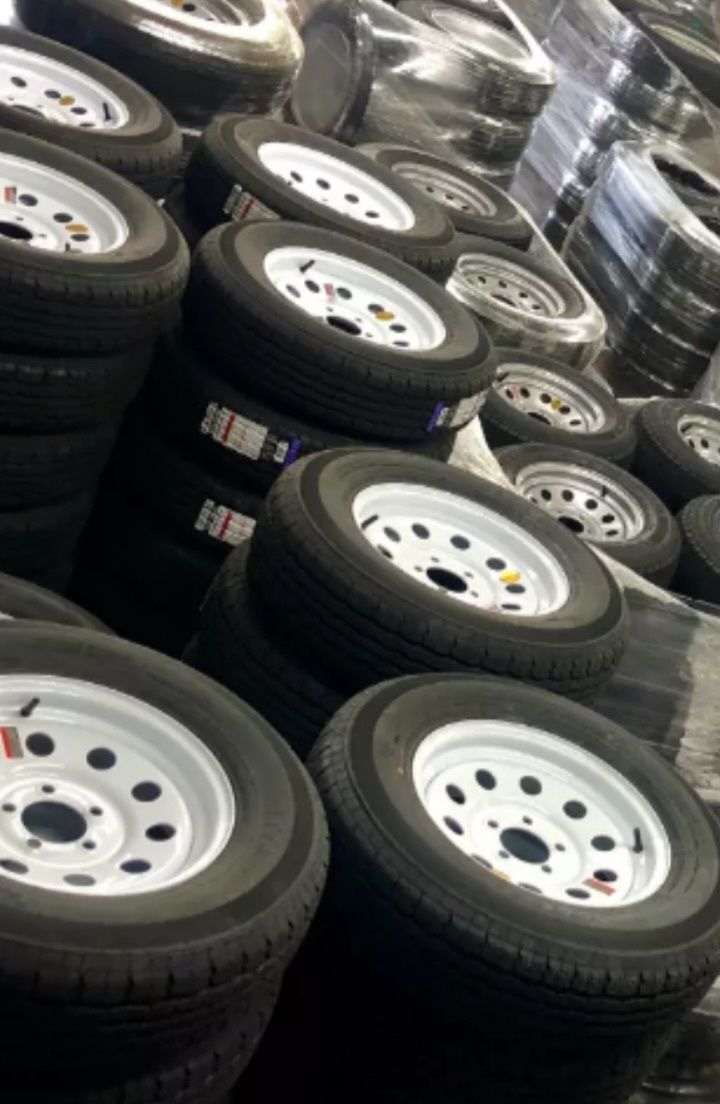 New Trailer Tires Or Wheels. All Sizes. 24/7