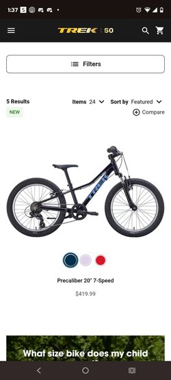 trek 20inch bike