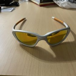 Vintage Oakley XX Twenty Silver W Fire Iridium ORANGE Lenses Rare (2000s)