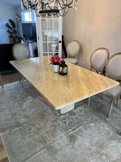 Granite Dining Table with Base