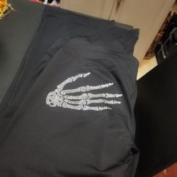 PLUS STRETCH PANTS W/BLING HANDS