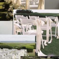 Satin chair sashes For Wedding
