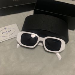 Prada Milano White Sunglasses