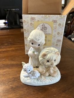 Precious Moments And A Child Shall Lead Them.  39287R