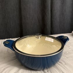 cacerola de 5 qt azul