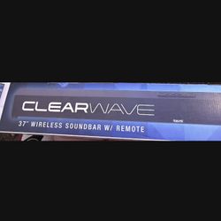 Tzumi Clear Wave 37” Wireless Sound Bar With Remote