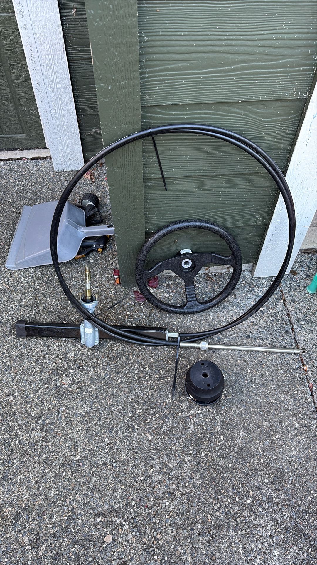 Steering Wheel Assembly For 18ft To 17ft Boat