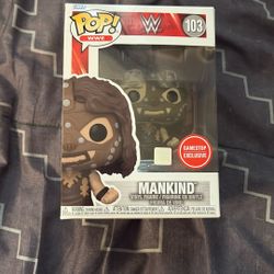 Funko Pop WWE Mankind #103 Game Stop Exclusive 