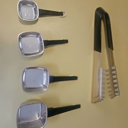 Magic Hostess Measuring Cups And Tongs