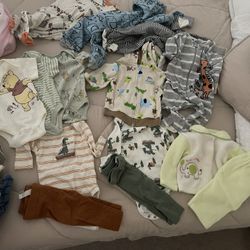 Bundle Of Baby Boy Clothes 