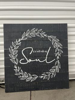 Large Wooden Wall Decor