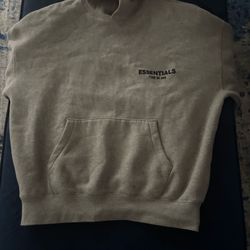 Essential hoodie gray a medium