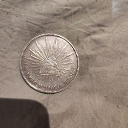 Un Peso De Plata 1901.A.m. 902.7 $130 Dlrs